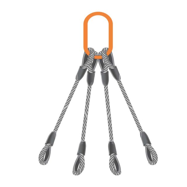 Estrobos Estrobos de Cadena Grado 100 – 2 Ramales – CS Beaver